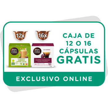 VALE POR UNA CAJA GRATIS DE CAFÉ DE 12 o 16 CÁPSULAS EN TU PRÓXIMA COMPRA EN LA TIENDA ONLINE